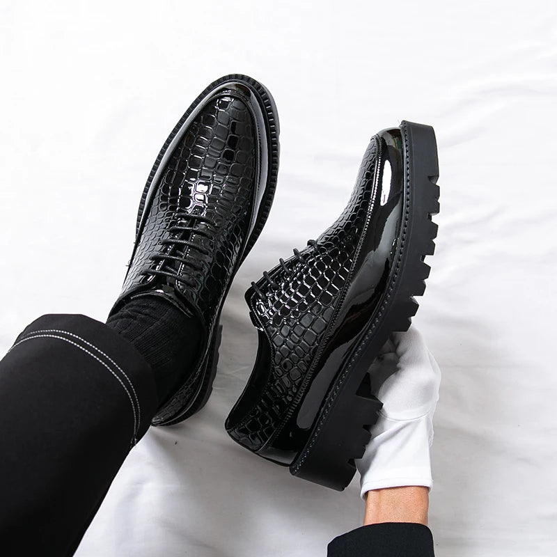 Oxford Cuir Élégants - Luxurymenwear