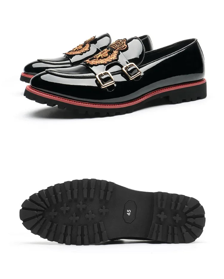 Loafers Broderie Monk - Luxurymenwear