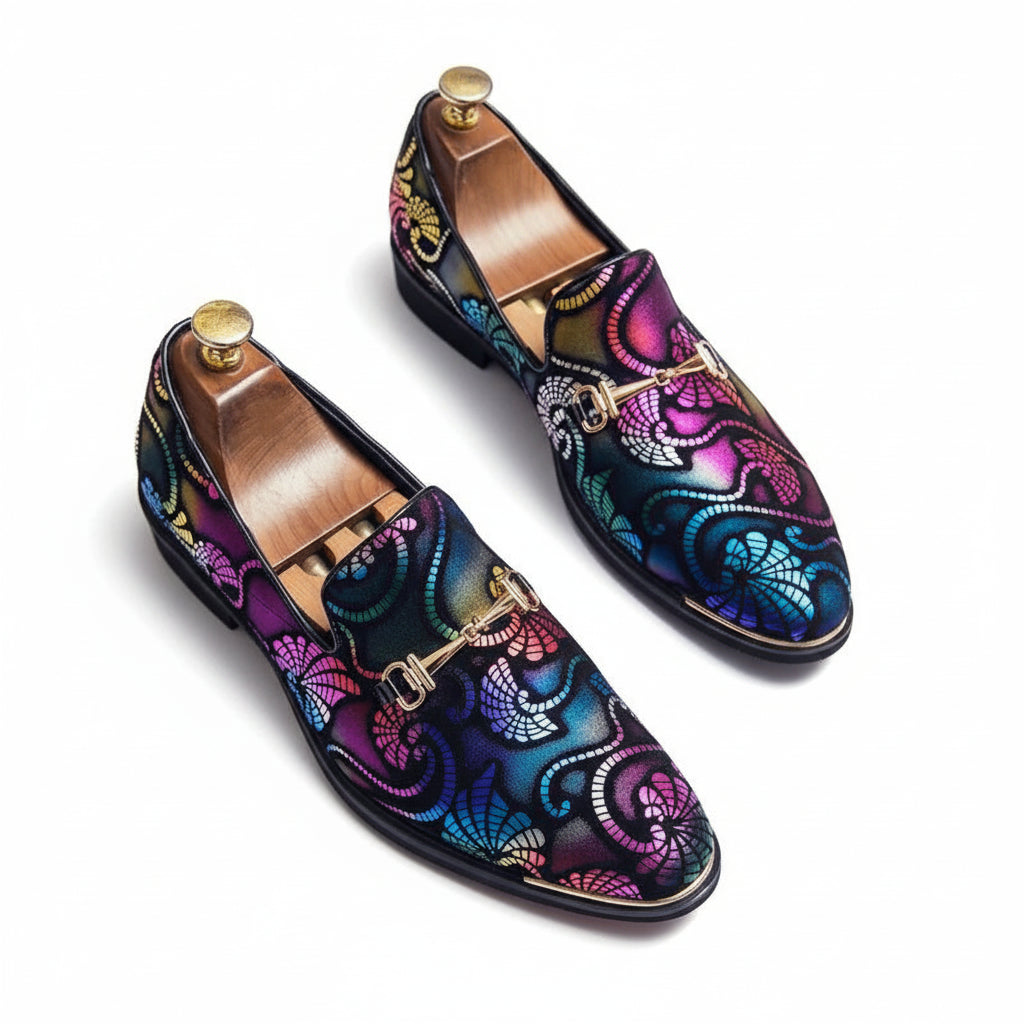 Loafers Imprimés Colorés - Luxurymenwear