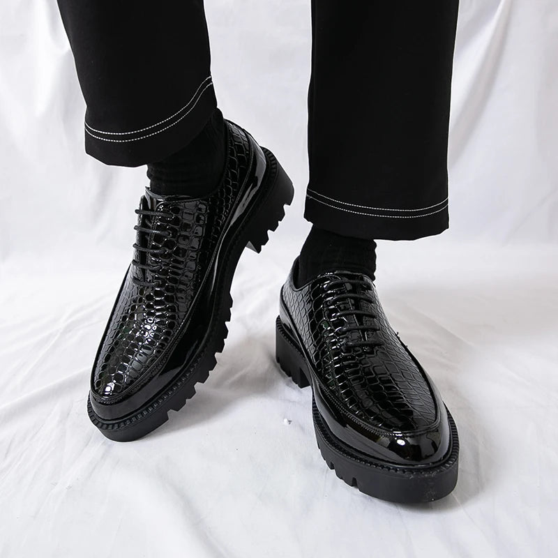 Oxford Cuir Élégants - Luxurymenwear